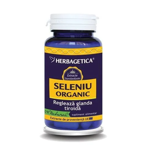 Seleniu Organic, 120 Capsule, Herbagetica