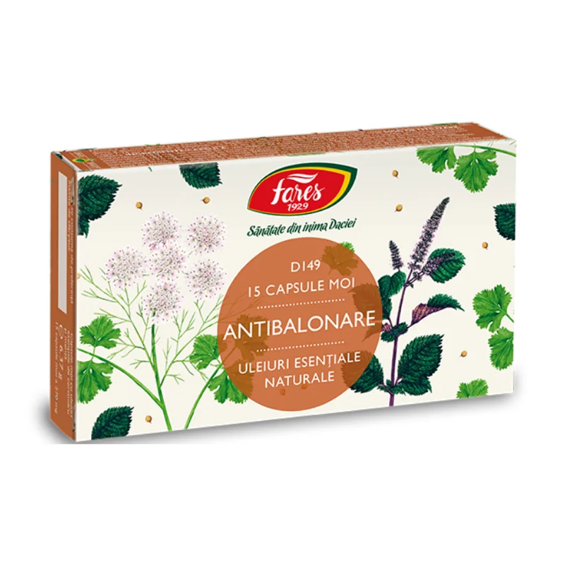 Antibalonare, 15 Caps. Moi Fares