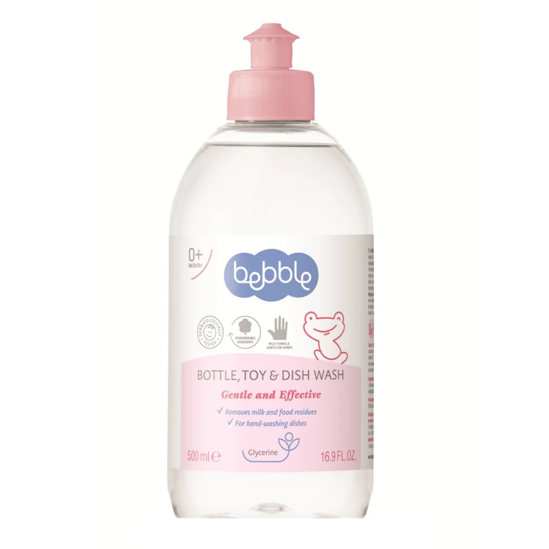 Bebble Detergent Pentru Biberoane, Jucării Și Vase, 500 Ml
