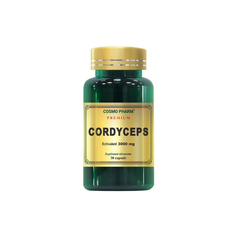 Cordyceps Premium, 3000 Mg, 30 Capsule, Cosmo Pharm