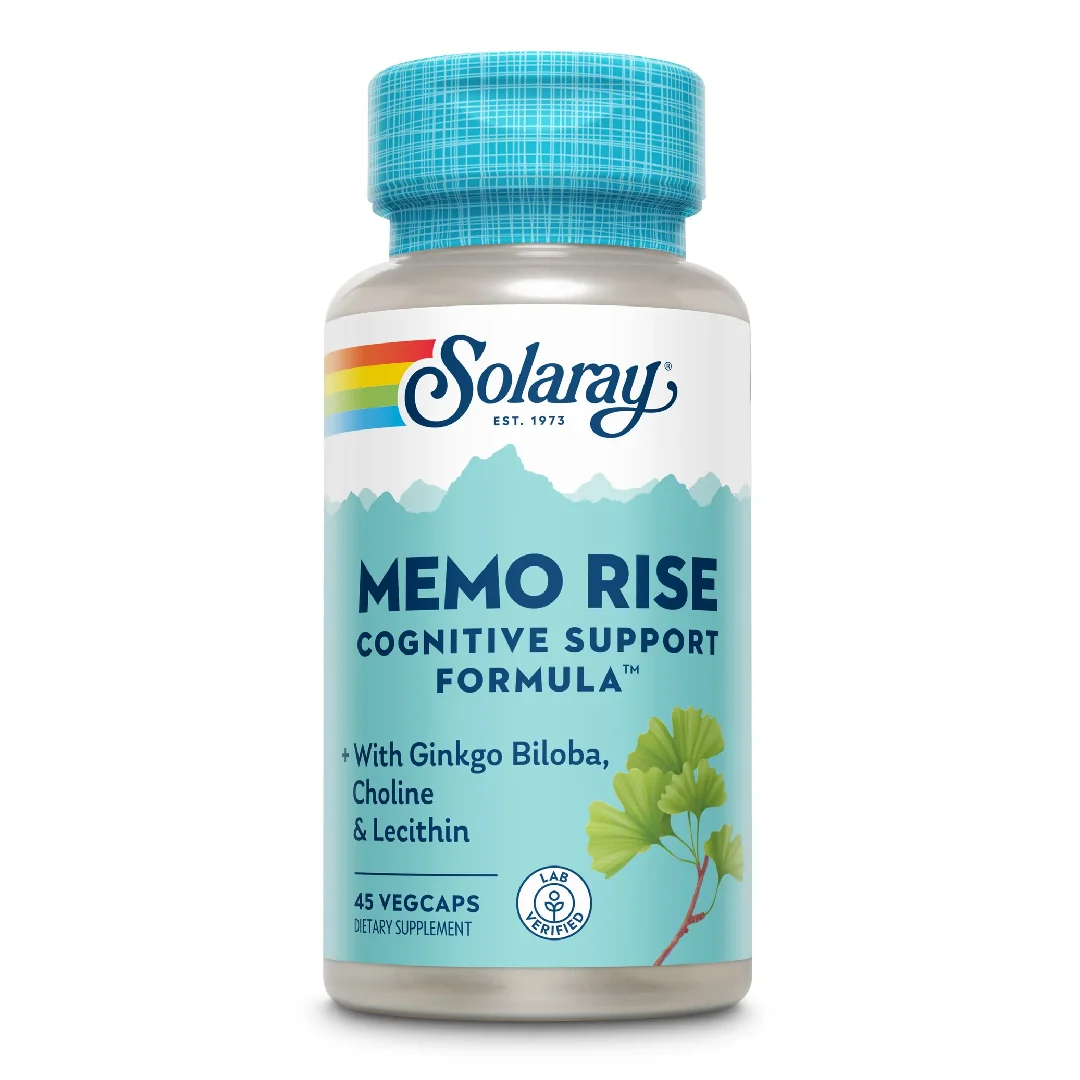 Memo Rise Solaray, 45 Capsule, Secom
