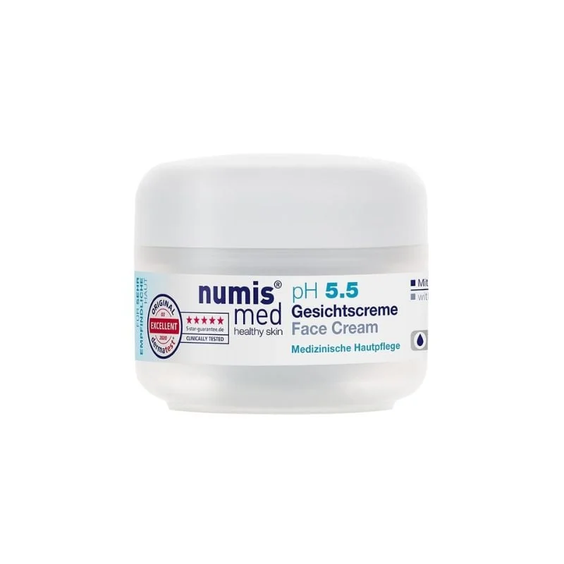 Crema De Zi / Noapte Pentru Fata Sensitiv, P H 5.5, 50 Ml, Numis Med