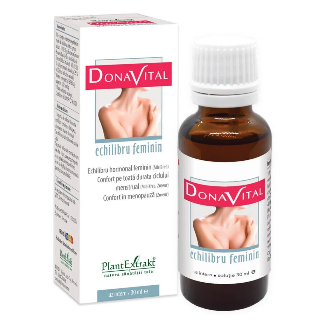 Donavital Echilibru Feminin, 30 Ml, Plant Extrakt