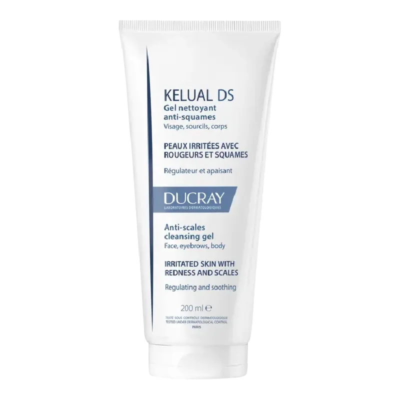 Gel Spumant Anti-Scuame Kelual Ds, 200 Ml, Ducray