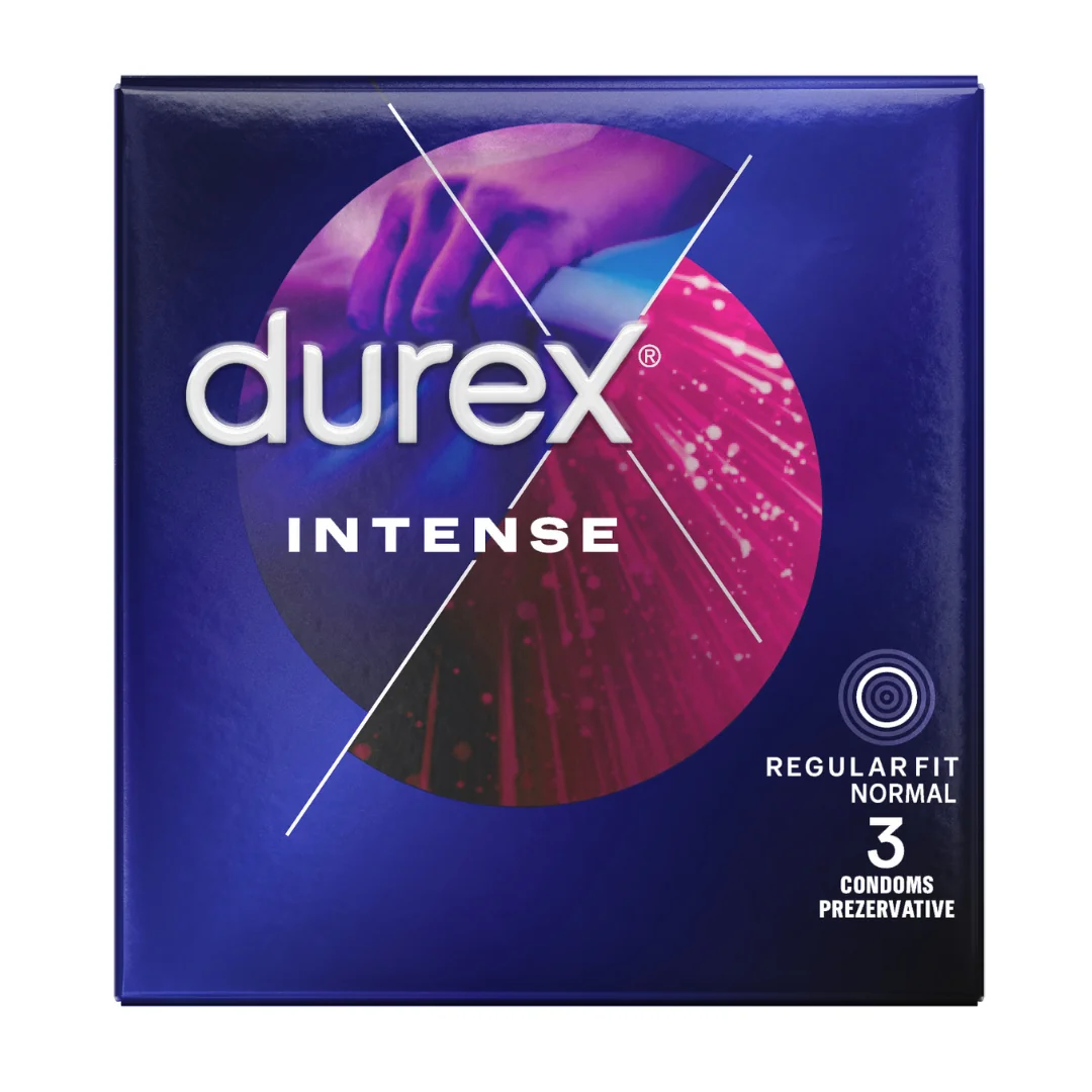Prezervative Intense Orgasmic, 3 Bucăți, Durex