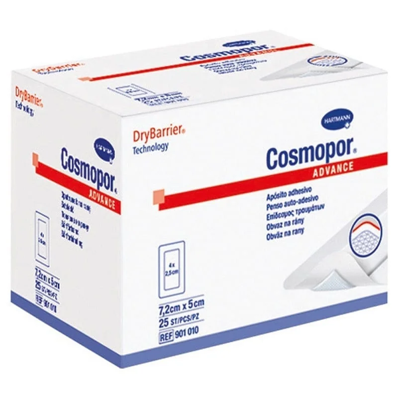 Hartmann Cosmopor Advance Plasturi 20 x 10 Cm x 25 BUC