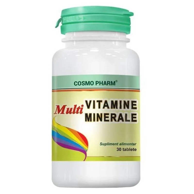 Cosmo Multivitamine Si Multiminerale, 30 Tablete