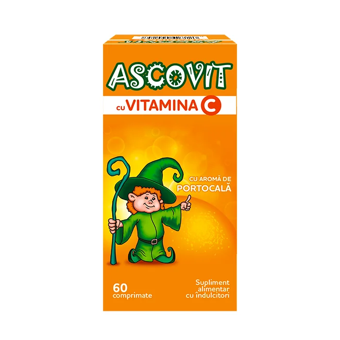 Ascovit 100 Mg Orange, 60 Comprimate