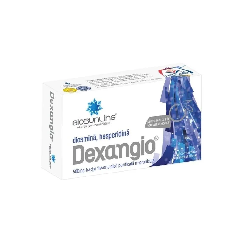 Biosunline Dexangio, 30 Comprimate