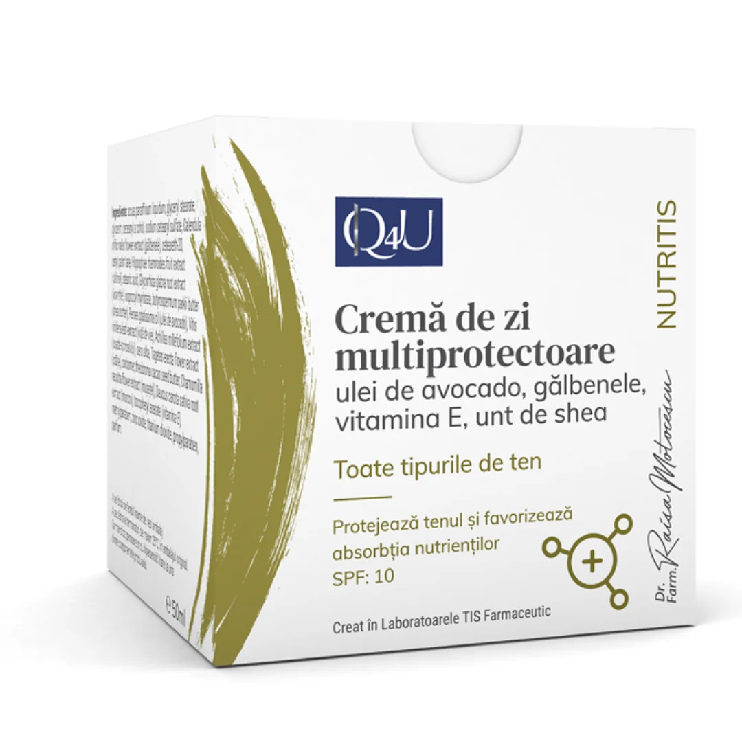 Crema De Zi Multiprotectoare Nutritis Q4U, 50 Ml, Tis Farmaceutic