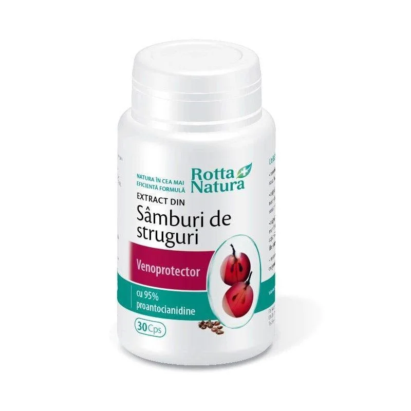 Rotta Natura Extract Din Samburi De Struguri, 30 Capsule
