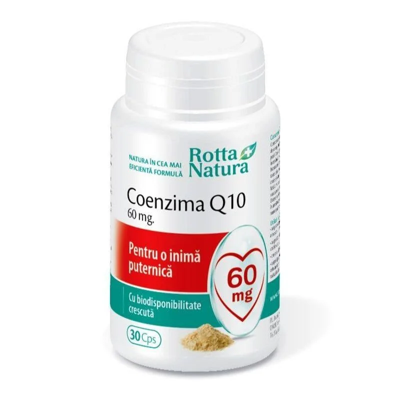 Rotta Natura Coenzima Q10 60 Mg, 30 Capsule