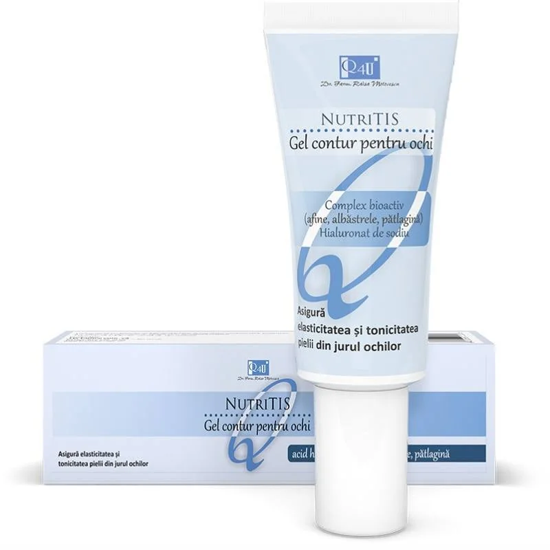Gel Pentru Conturul Ochiilor Q4U, 20ml, Tis Farmaceutic