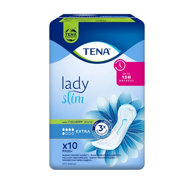Absorbante Incontinenta Urinara Lady Slim Extra, 10 Bucati, Tena