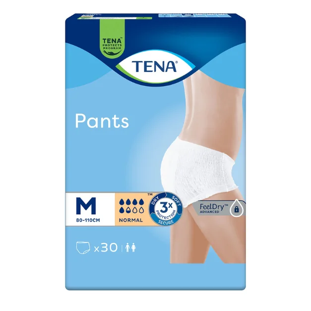 Scutece Tip Chilot Pants Normal M, 30 Bucati, Tena