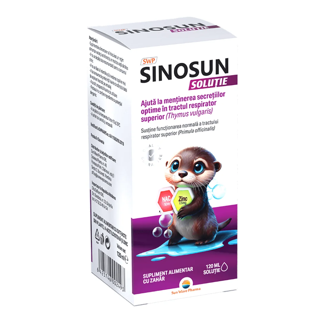 Solutie Sinosun, 120 Ml, Sun Wave Pharma