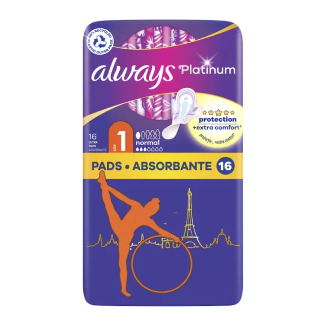 Absorbante Platinum Normal, 16 Bucați, Always
