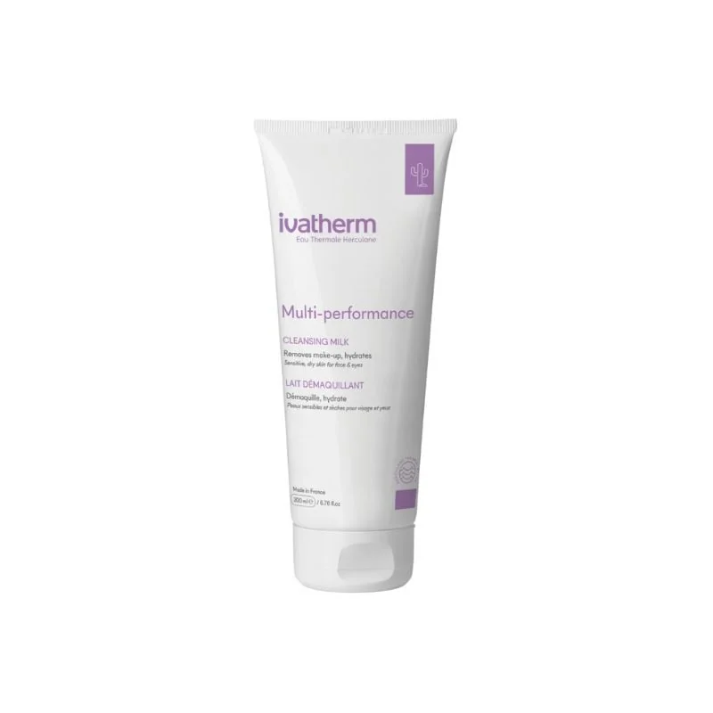 Lapte Demachiant Pentru Fata Si Ochi Multi-Performance, 200 Ml, Ivatherm