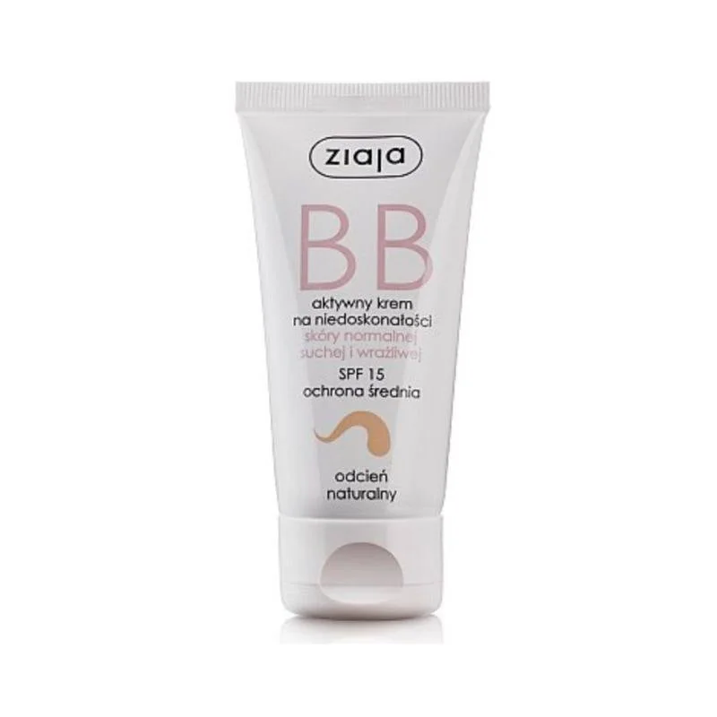 Crema Bb Cu Spf15 Nuanta Natural Pentru Ten Normal Uscat, 50 Ml, Ziaja
