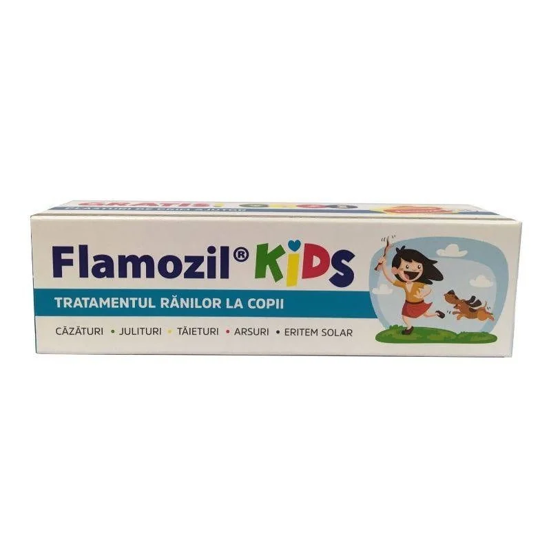 Flamozil Tratament Rani Kids, 20 Gr Plasturi CADOU