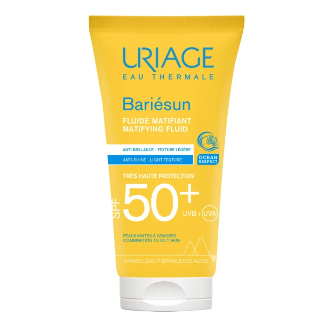 Fluid Hidratant Cu Spf50+ Bariesun Mat, 50 Ml, Uriage