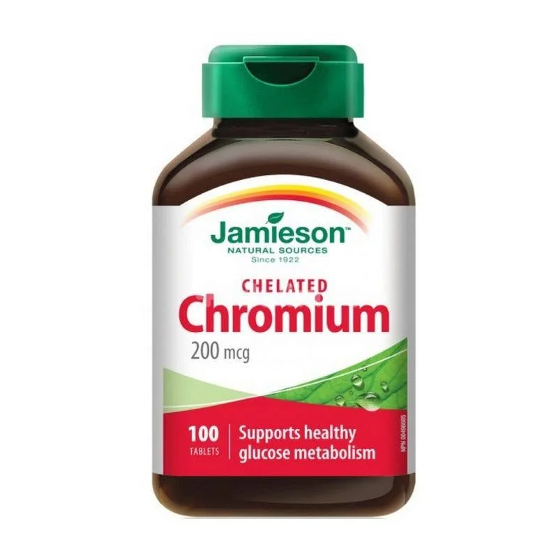 Jamieson Crom Chelat 200 Mg, 100 Comprimate