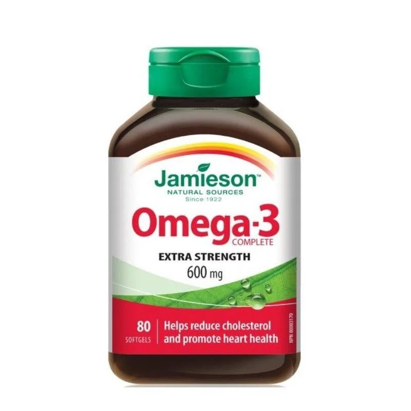 Jamieson Omega3 600 Mg, 80 Capsule Moi