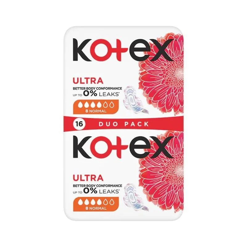 Absorbante Ultra Normal, 16 Bucăți, KOTEX