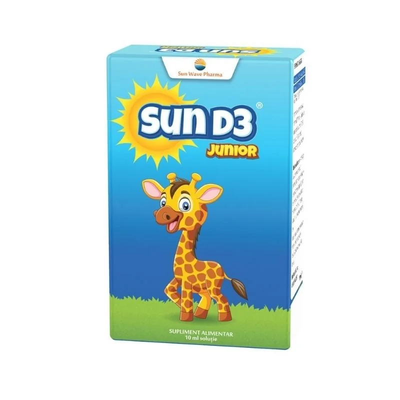 Sun D3 Junior Picături, 10 Ml, Sun Wave Pharma