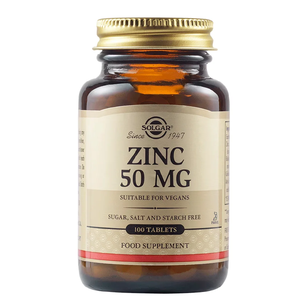 Zinc 50 Mg, 100 Tablete, Solgar