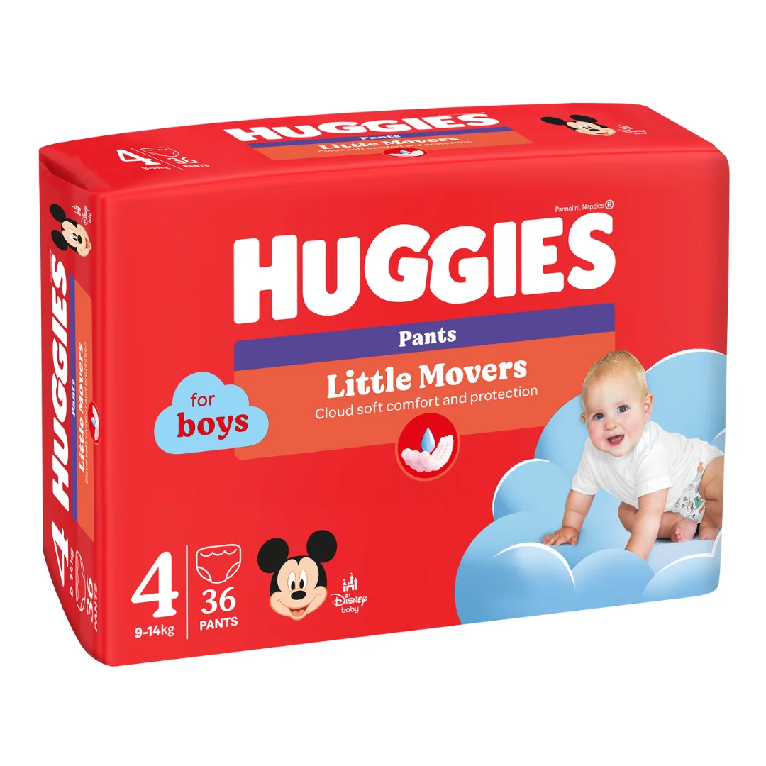 Scutece Chilotel Baieti Marimea 4 9-14 Kg 36 Bucati Huggies