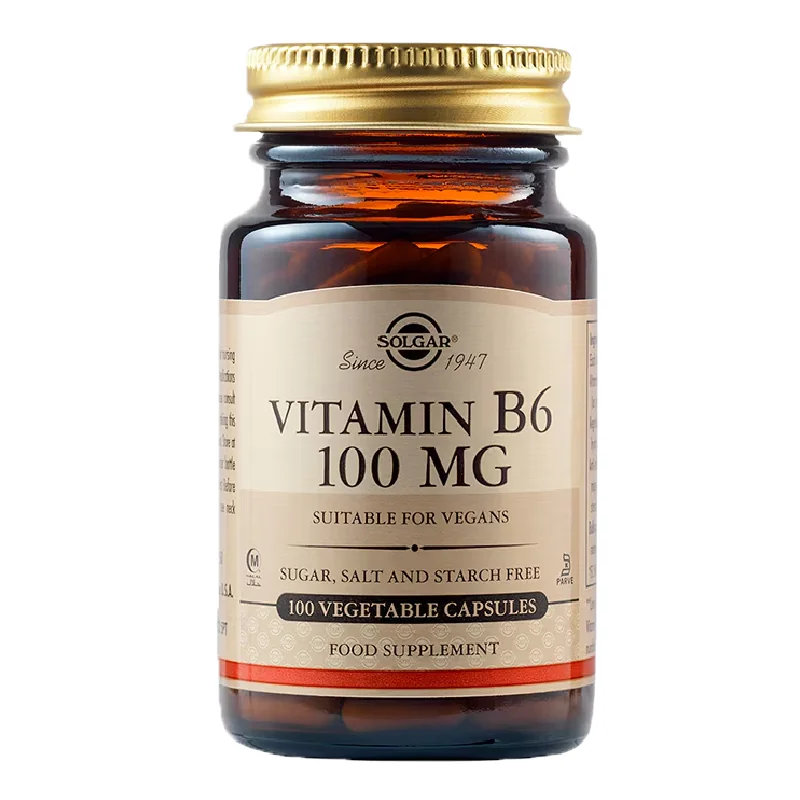 Vitamina B6 100 Mg 100 Capsule Solgar