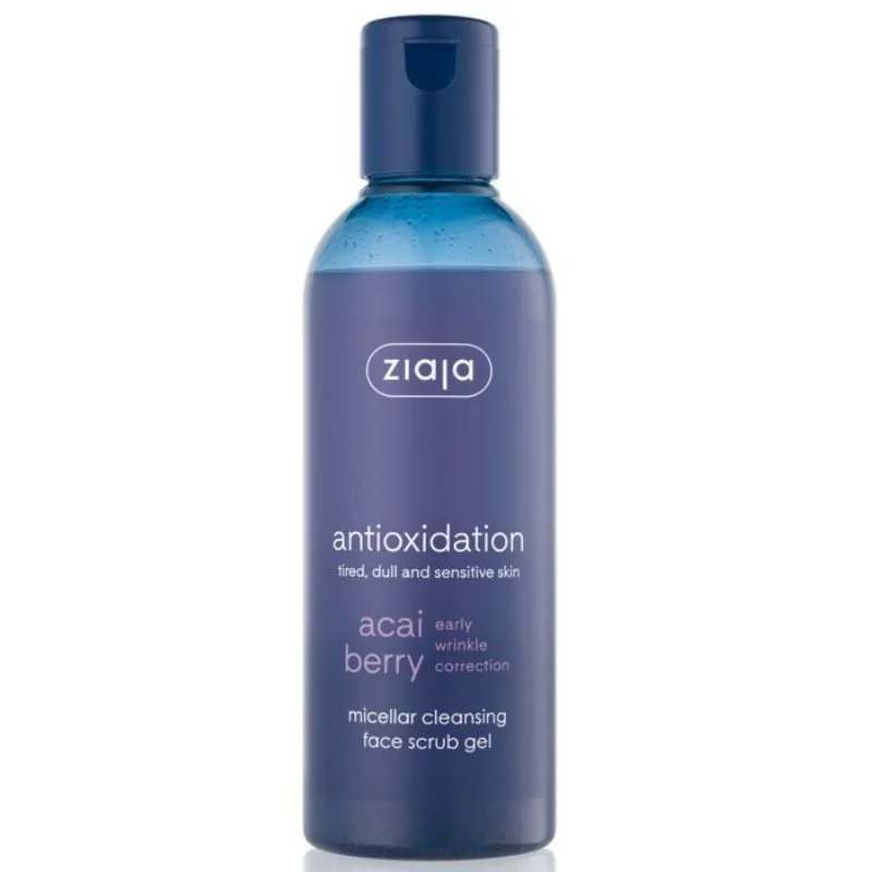 Ziaja Acai Berry-Gel Micelar Pentru Curatarea Tenului, 200 Ml
