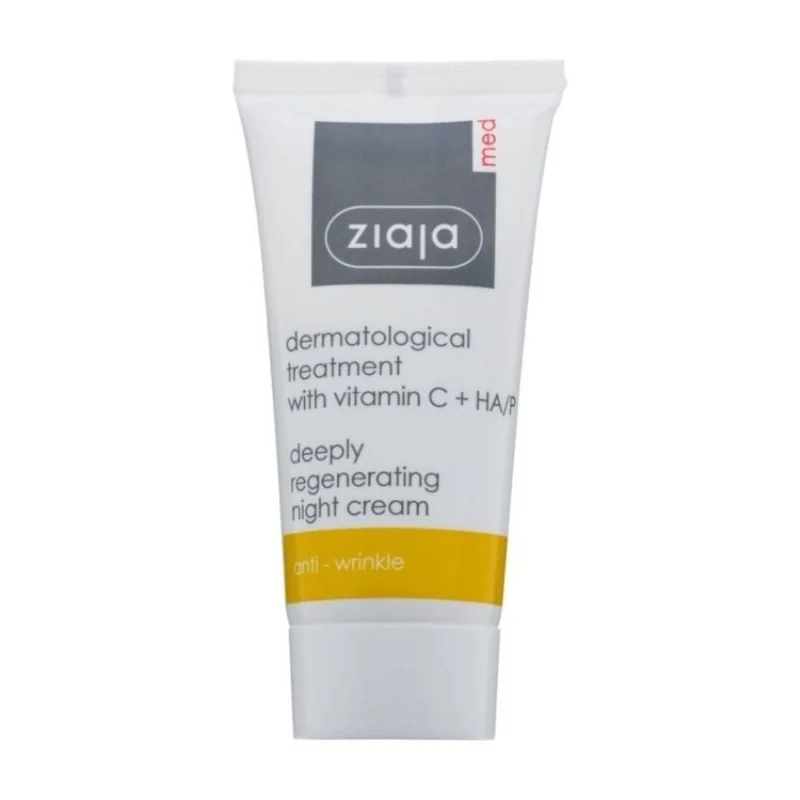 Ziaja Med-Crema De Noapte Antirid Cu Vitamina C, 50 Ml