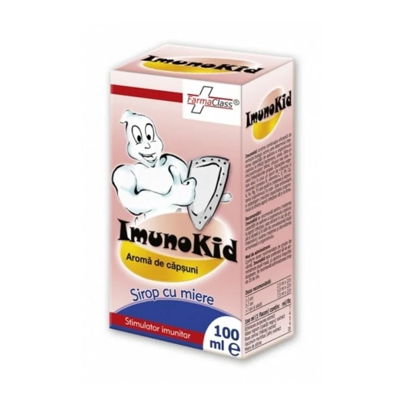 Sirop Cu Miere ImunoKid, 100 Ml, FarmaClass