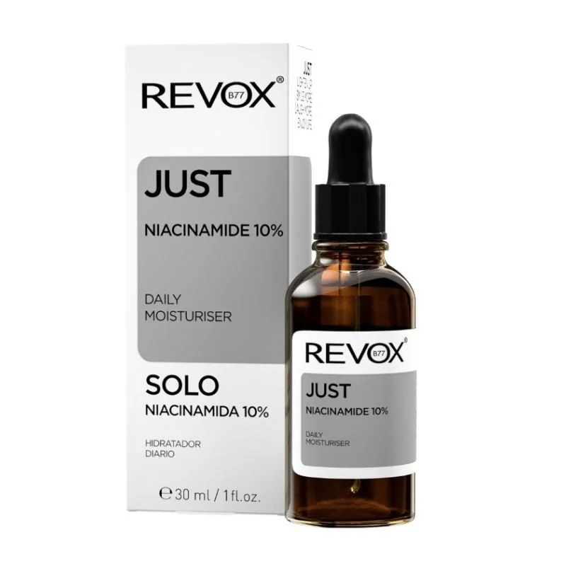 Solutie Hidratanta Pentru Ten Just Niacinamide 10%, 30ml, Revox