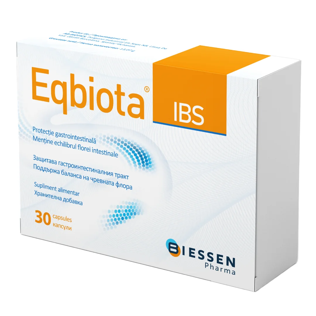 Prebiotic Eqbiota IBS, 30 Capsule, Biessen Pharma