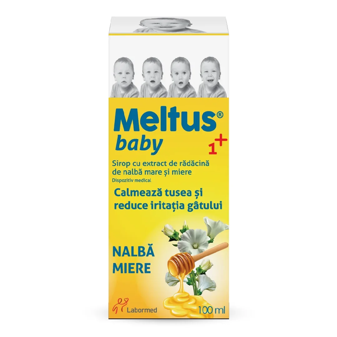 Sirop Cu Miere Baby 1an+, 100 Ml, Meltus