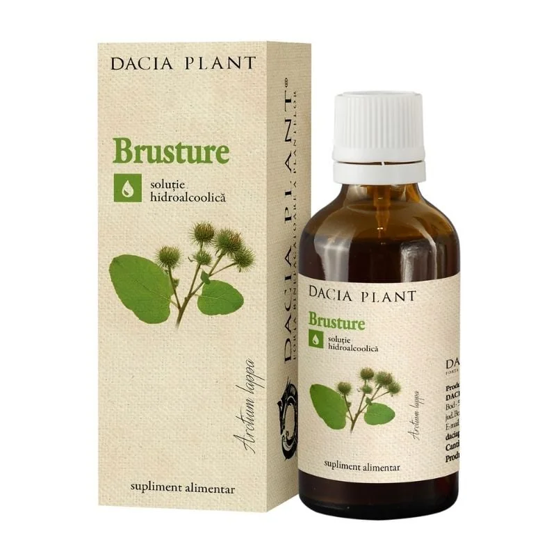 Tinctura De Brusture, 50 Ml, Dacia Plant