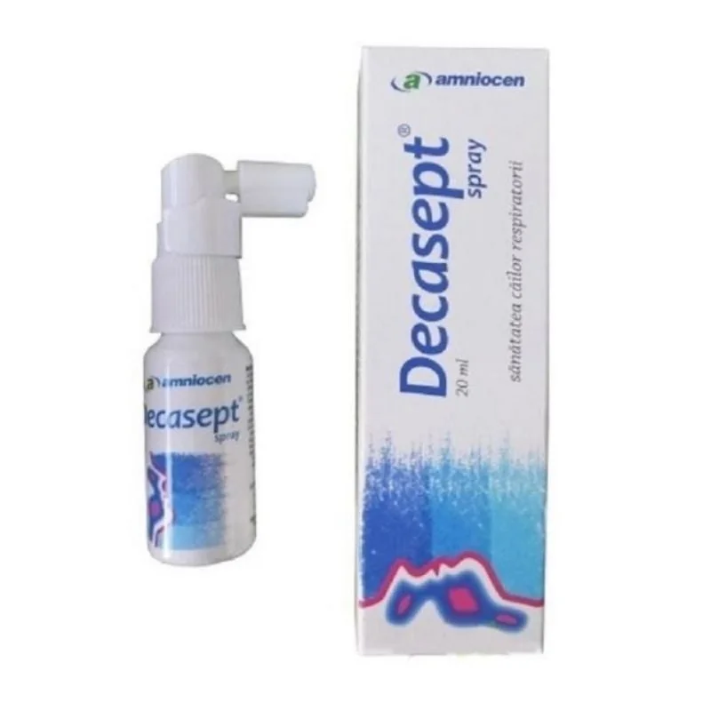 Decasept Spray Adulți, 20 Ml, Amniocen