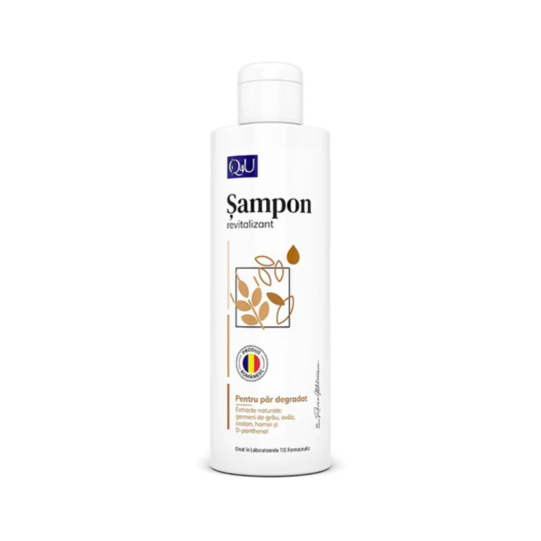 Sampon Revitalizant Q4U, 250 Ml, Tis Farmaceutic
