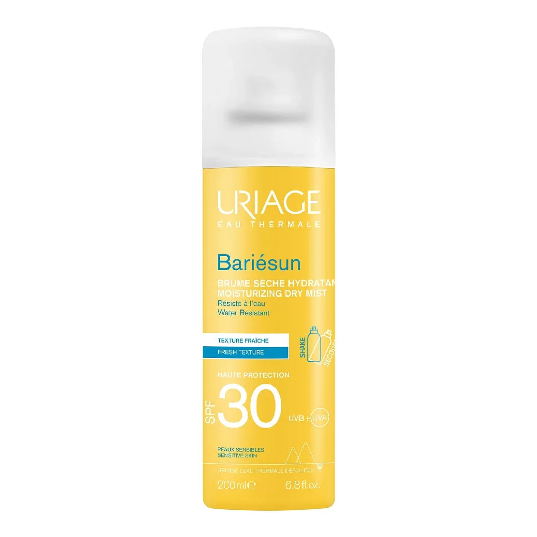 Spray Uscat Protecție Solară SPF30 Bariesun, 200 Ml, Uriage