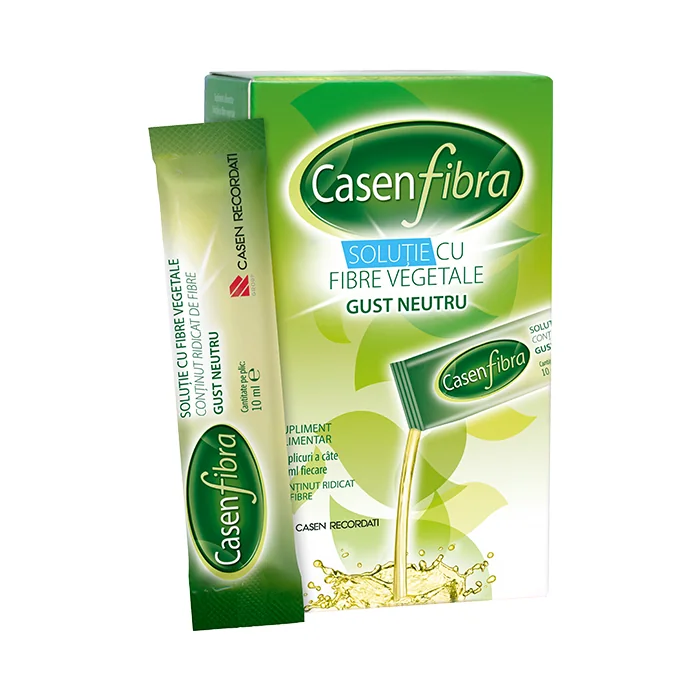 Solutie Cu Fibre Vegetale Casen Fibra, 14 Plicuri, Recordati