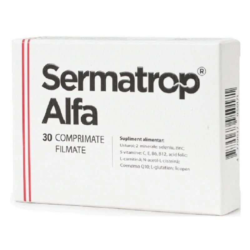 Sermatrop Alfa, 30 Comprimate Filmate