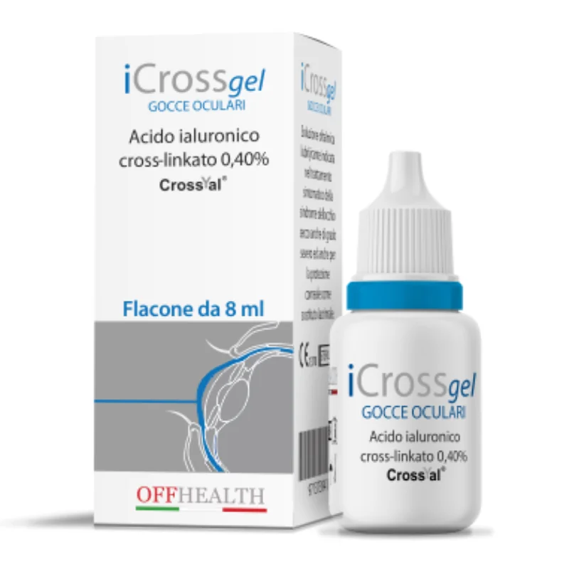 Solutie Oftalmica Lubrifianta Icrossgel, 8 Ml, Offhealth S.P.A.