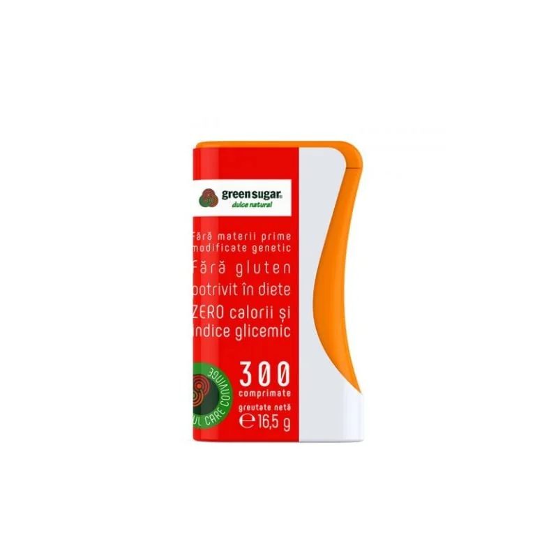 Green Sugar Dispenser, 300 Comprimate, Remedia