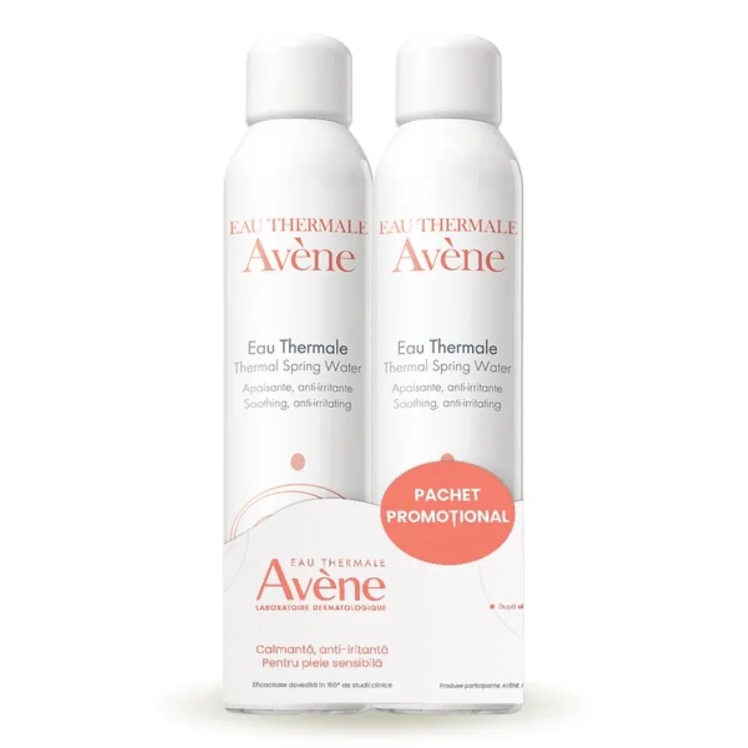 Pachet Apa Termala Spray, 300 Ml + 300 Ml, Avene