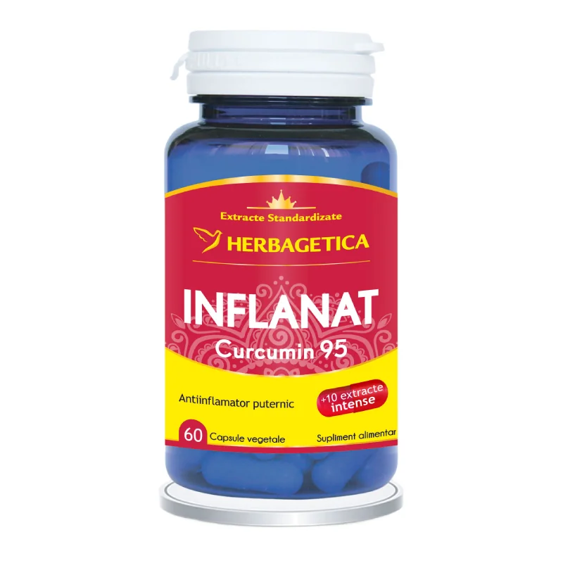 Inflanat Curcumin 95, 60 Capsule, Herbagetica