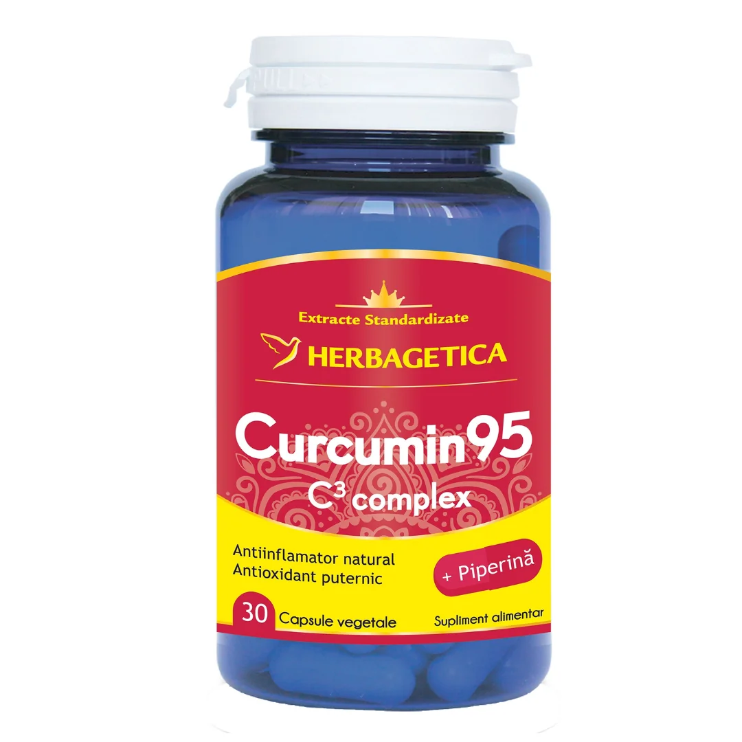 Curcumin 95 C3 Complex, 30 Capsule, Herbagetica