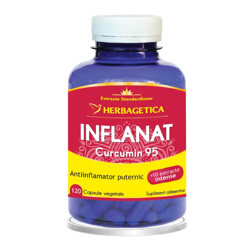 Inflanat Curcumin 95, 120 Capsule, Herbagetica